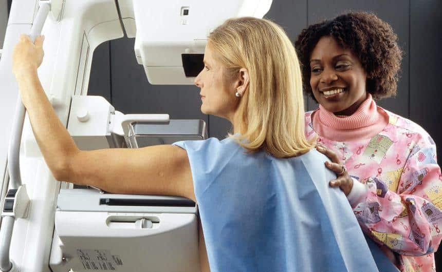 Woman's Mammogram